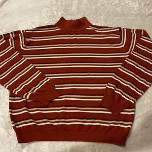 Erika&Co. striped red 90s style sweater
